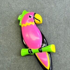 Parrot brooch